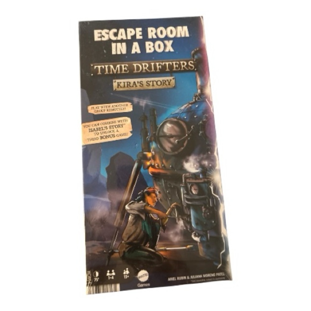Mattel Escape Room in a Box: Time Drifters - Kira's Story New In Wrapper
